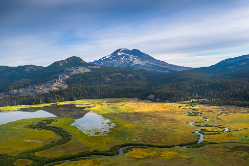Deschutes County, Oregon - US State, USA, Aerial View, Beauty In Nature