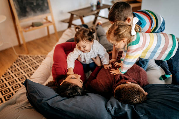 istock Funny fay with our parents 1188114440