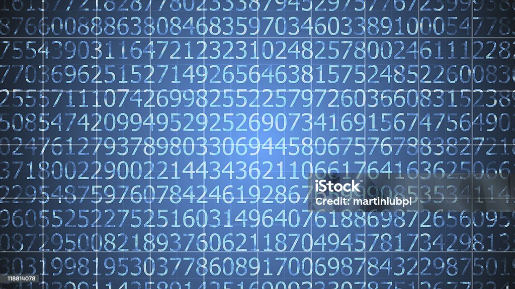 World of numbers background  Abstract Stock Photo
