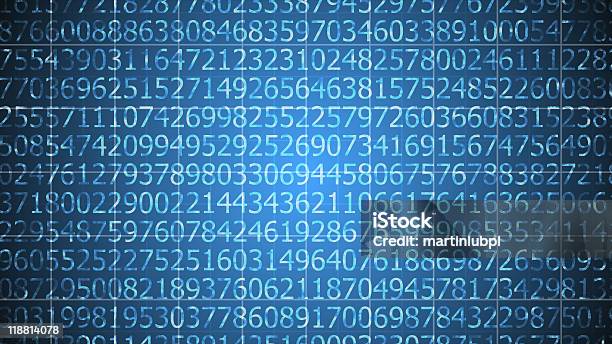 World Of Numbers Background Stock Photo - Download Image Now - Abstract, Backgrounds, Big Data