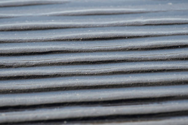 Rippled marks on the surface of beach
