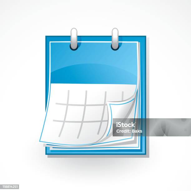 Ilustración de Calendario y más Vectores Libres de Derechos de Archivo - Archivo, Azul, Azul real