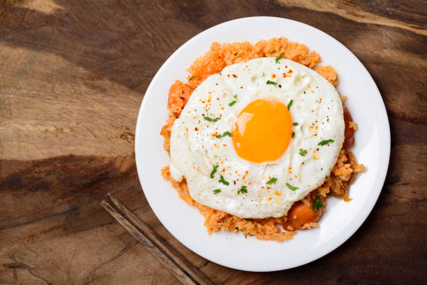 istock Kimchi fried rice with fried egg,Korean food 1188149780