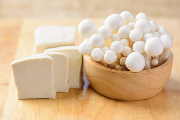 istock Tofu and shimeji mushroom 1188149785