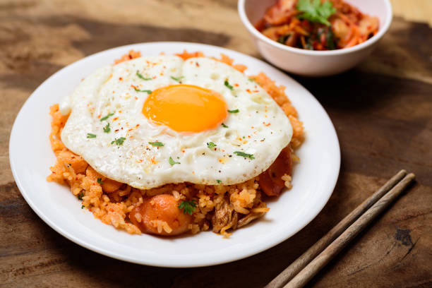 istock Kimchi fried rice with fried egg,Korean food 1188149808