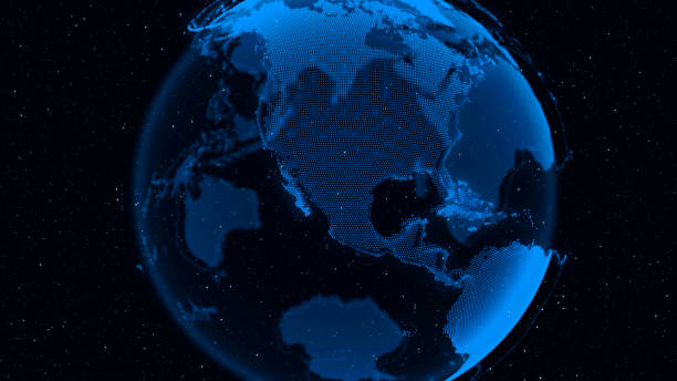 istock 3D Digital Earth shows concept of global network 1188155942