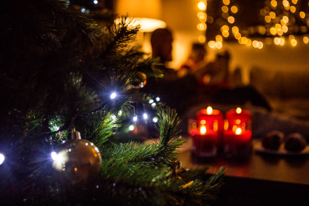 istock Christmas decorations in xmas home 1188156050