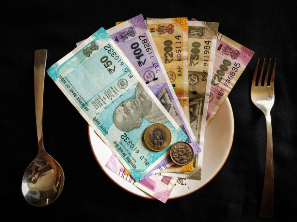 INDIAN CURRENCY IN BLACK BACKGROUND