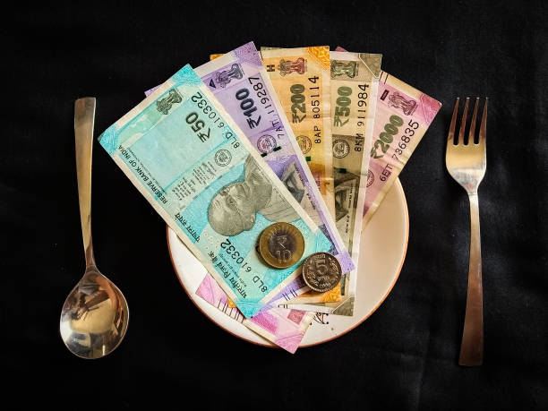 istock INDIAN CURRENCY IN BLACK BACKGROUND 1188171006