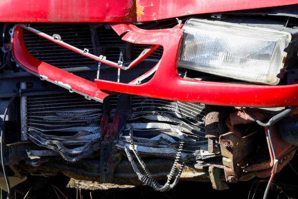istock Significant damage to the front of the car 1188172099