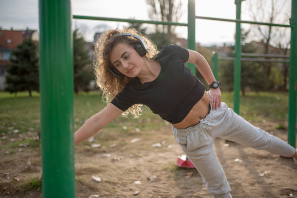 istock A girl doing exercises 1188176585