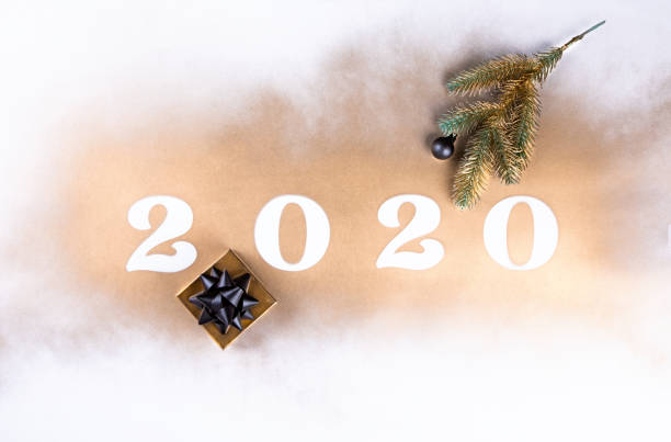 istock Happy New Year 2020 . Festive Shining  composition 1188176674