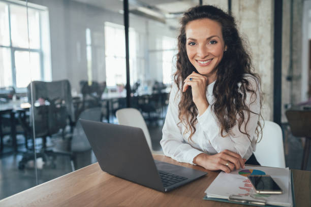 istock Businesswoman working in the office 1188177016