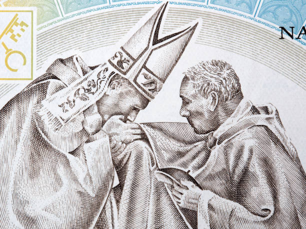 John Paul II with Cardinal Wyszynski a portrait
