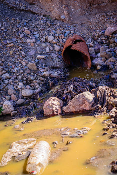 istock illegal dumping of polluting waters into the environment 1188179496
