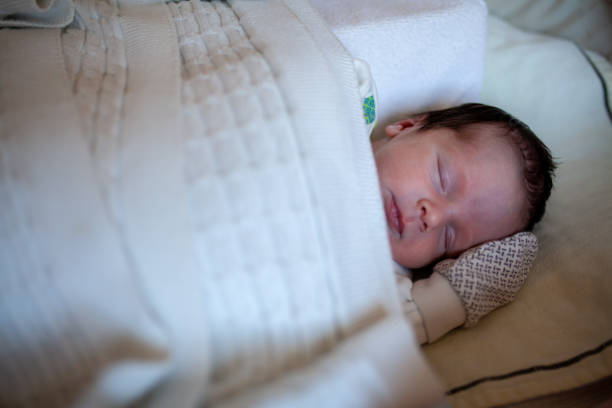 istock Cute little baby sleeping 1188182380