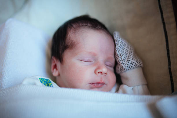 istock Cute little baby sleeping 1188182397