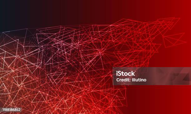 Red Development Background Red Technology Background Design Stock Illustration - Download Image ...