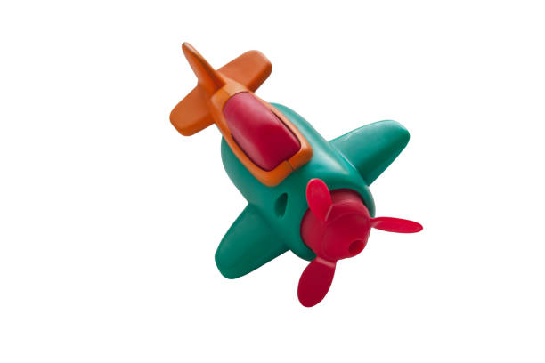 istock Image of toy airplane isolated on white background 1188190737