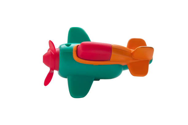 istock Image of toy airplane isolated on white background 1188190740
