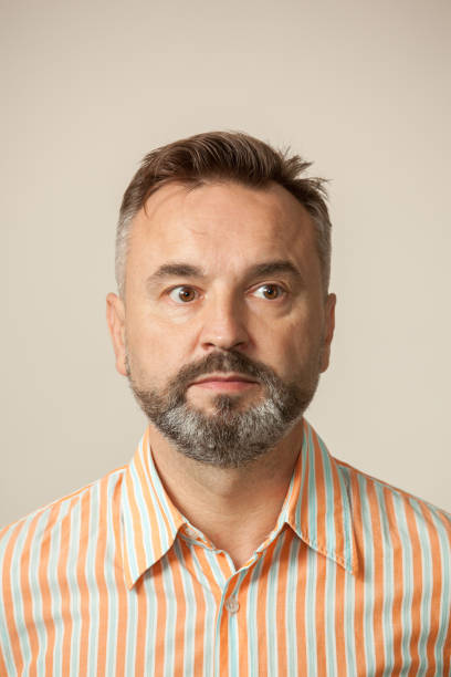 istock Studio portrait of a 50 year old bearded man 1188191626