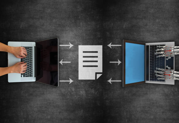 istock Concept of file sharing on blackboard 1188194379