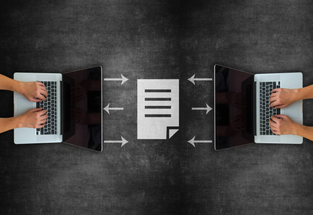 Concept of file sharing on blackboard