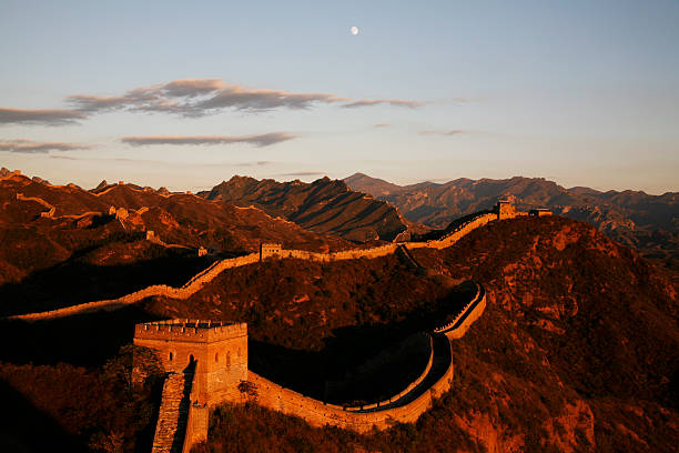 Great Wall at Jinshanling stock photo