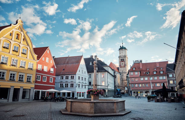 istock Marketplace in Memmingen, Germany. 1188196278