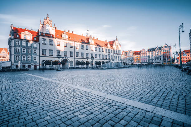 istock Wroclaw market square without people 1188201392