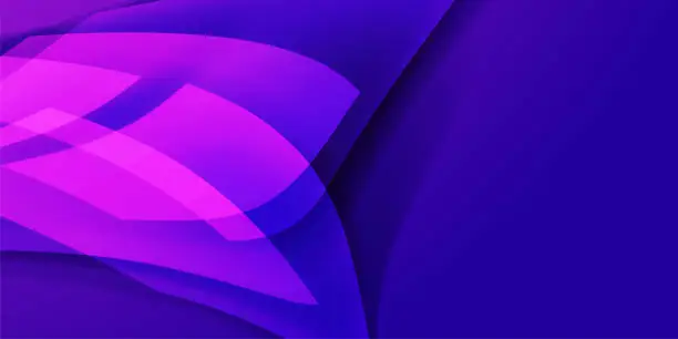 Vector illustration of abstract background with purple & blue gradient