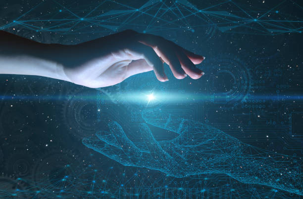 istock Industry 4.0 concept of using artificial intelligence to increase productivity. Business growth through modern technology 1188206868