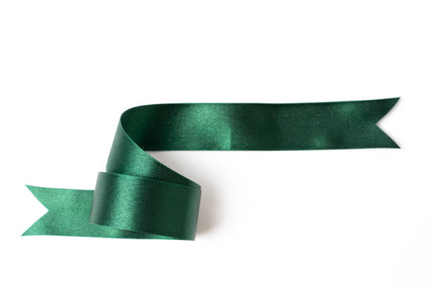 istock green banners ribbons label on white background 1188210123