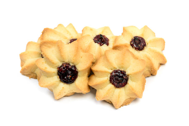 istock Homemade cookies with jam isolated 1188217600