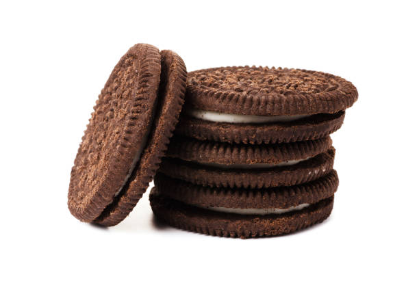 istock Chocolate cookies with creme filing 1188218208