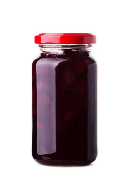 Photo of Cherry jam jar