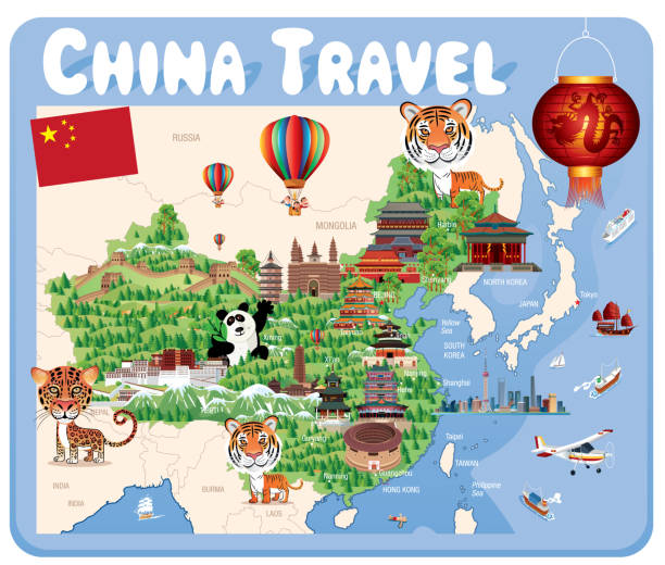 china travel - terracotta power famous place chinese culture stock-grafiken, -clipart, -cartoons und -symbole