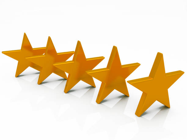 fünf-sterne-bewertungssystem - ratingen stock-fotos und bilder