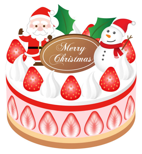 460+ Japanese Christmas Cake Stock Illustrations, Royalty-Free Vector ...