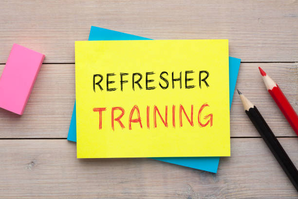 Refresher Training Concept stock photo