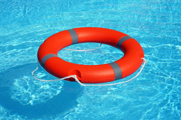 istock Life ring in swimming pool 1188224518