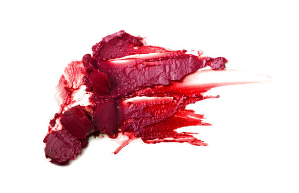istock Close up of red lipstick smears 1188225754
