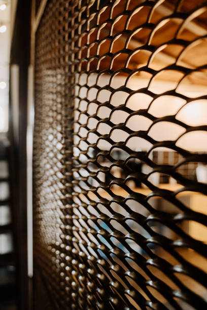 istock Rusty Metal Grid Industrial Loft Style Interior 1188228834