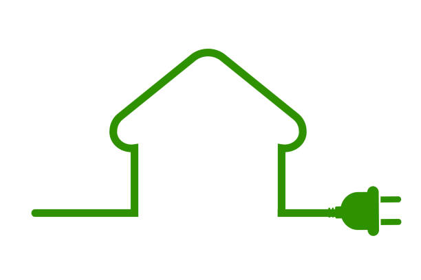 istock Eco house icon. Energy efficient house concept - for stock 1188231322