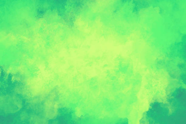 istock Watercolor Background - Green Yellow - Vignette 1188231504