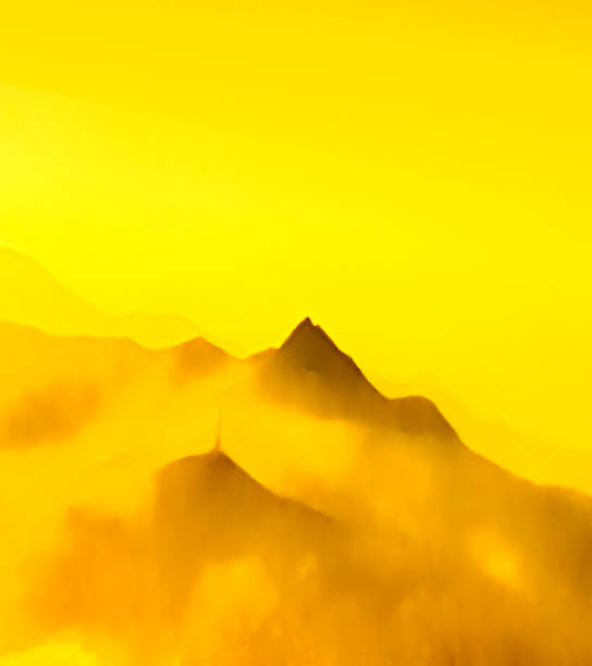 istock colorful mountains in clouds - like painting, defocused, abstract 1188231966