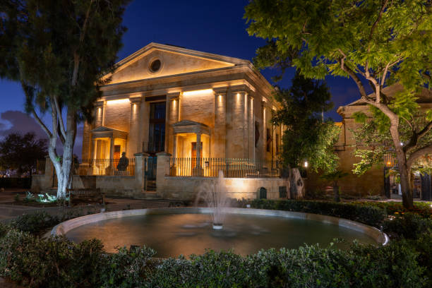 istock Upper Barrakka Gardens at Night in Valletta 1188234462