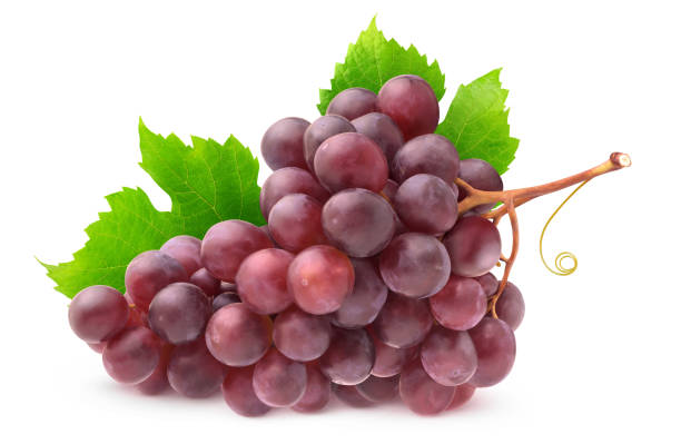 istock Isolated bunch of red grapes 1188238187