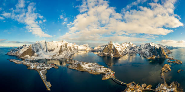 istock Lofoten in Norway, aerial Panorama 1188242121