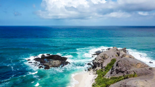 istock Lombok - A headland going into the open sea 1188242535